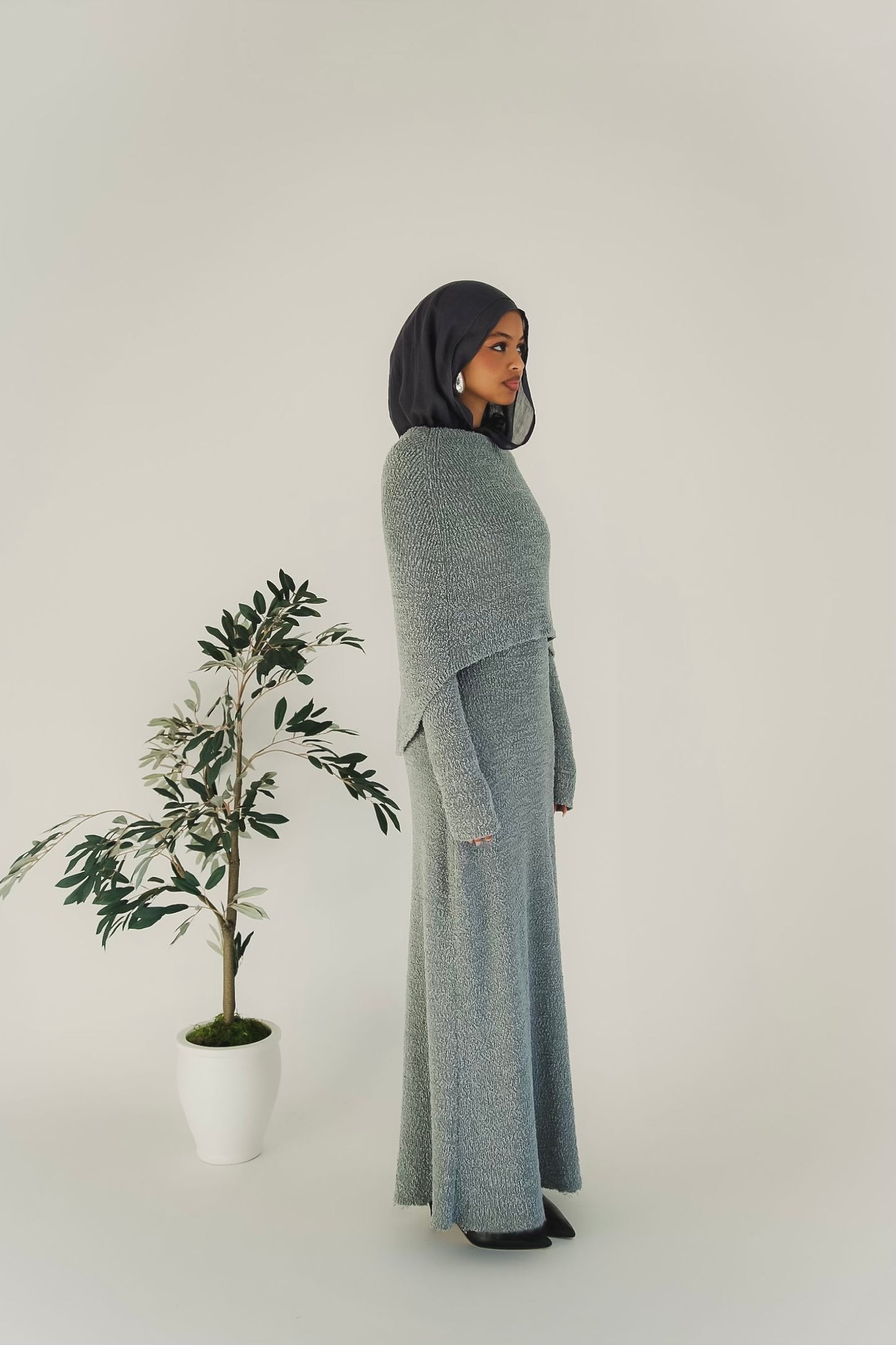 NALA Knit Dress - Slate