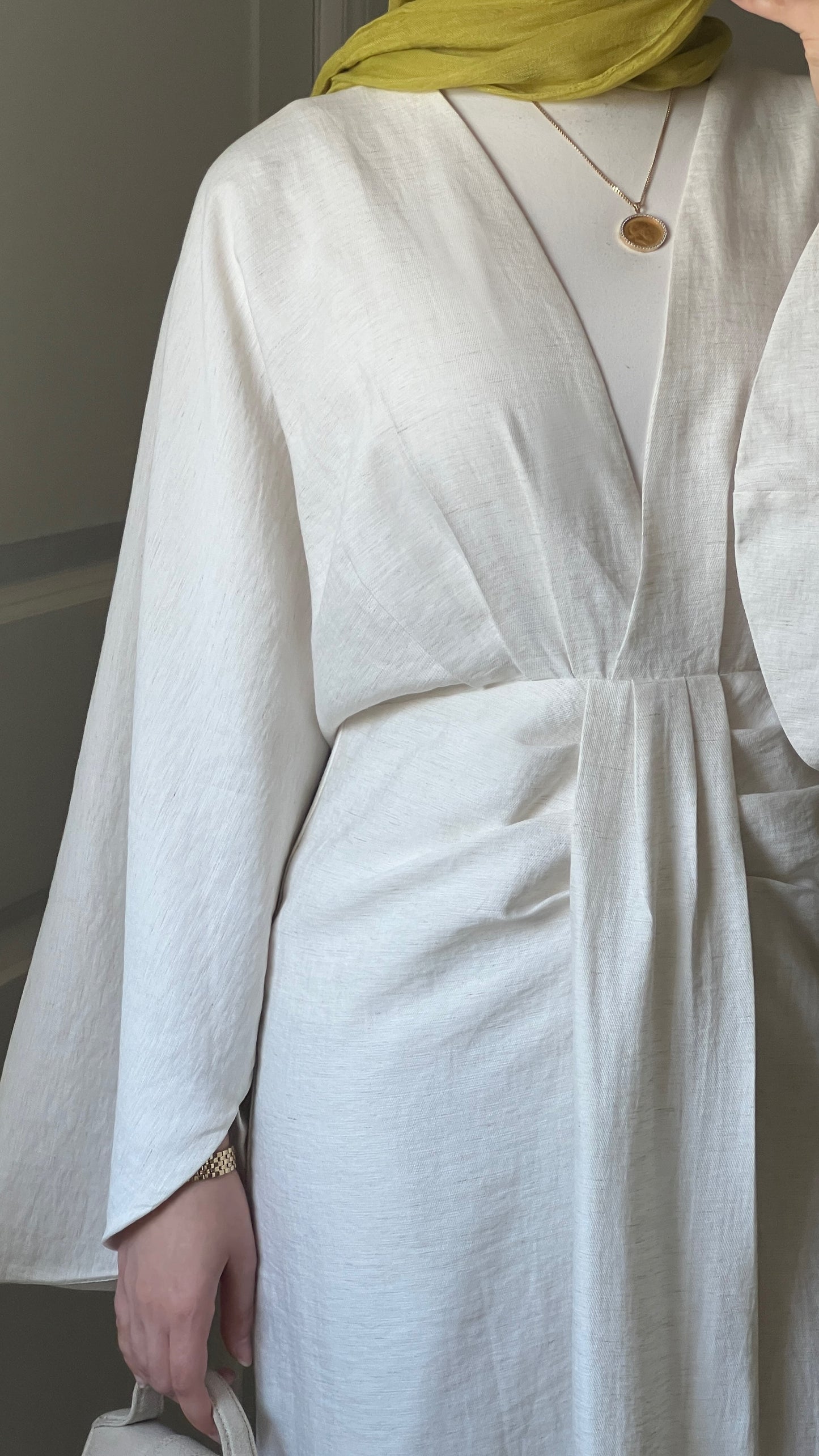 THE PHARAOH DRESS - Coconut Cream