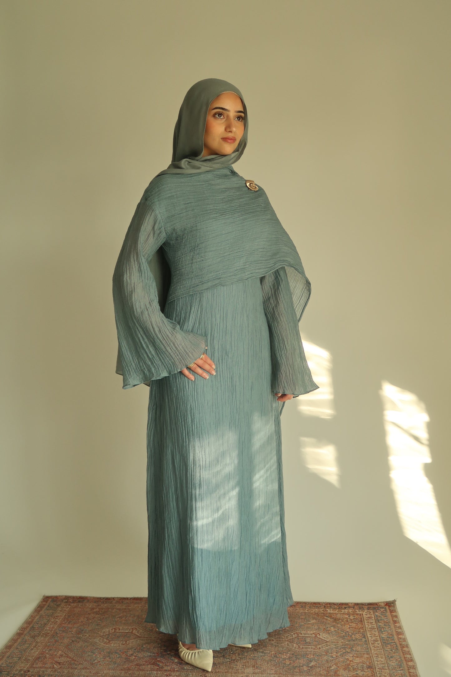 ATHENA Dress - Cerulean Blue