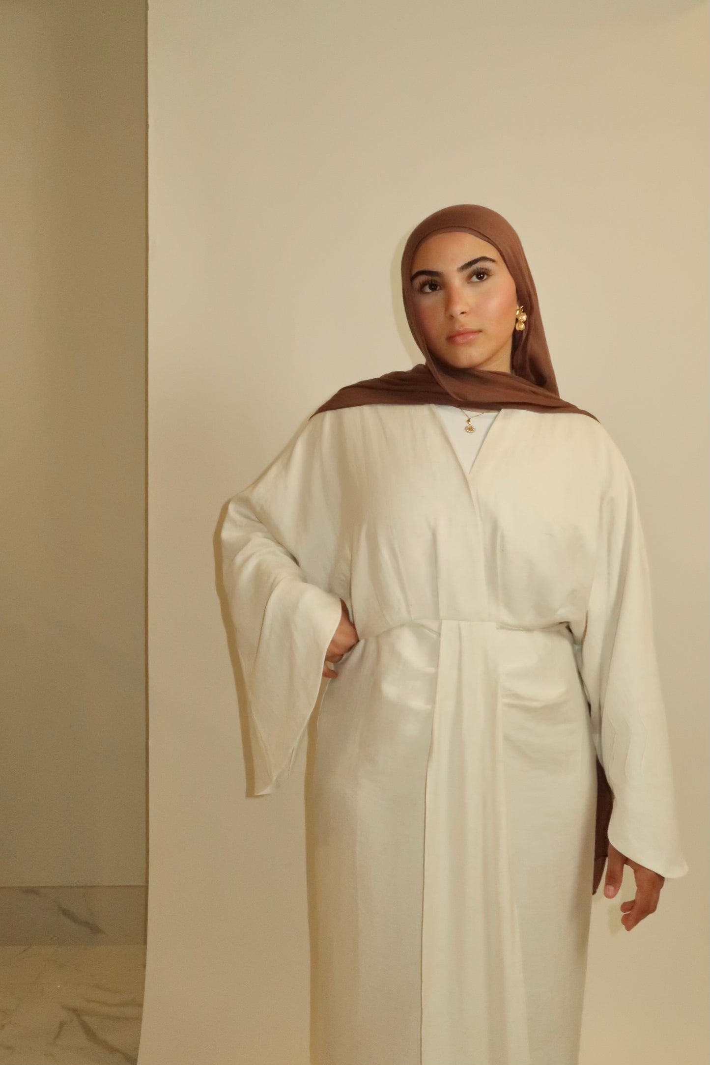 THE PHARAOH DRESS - Coconut Cream