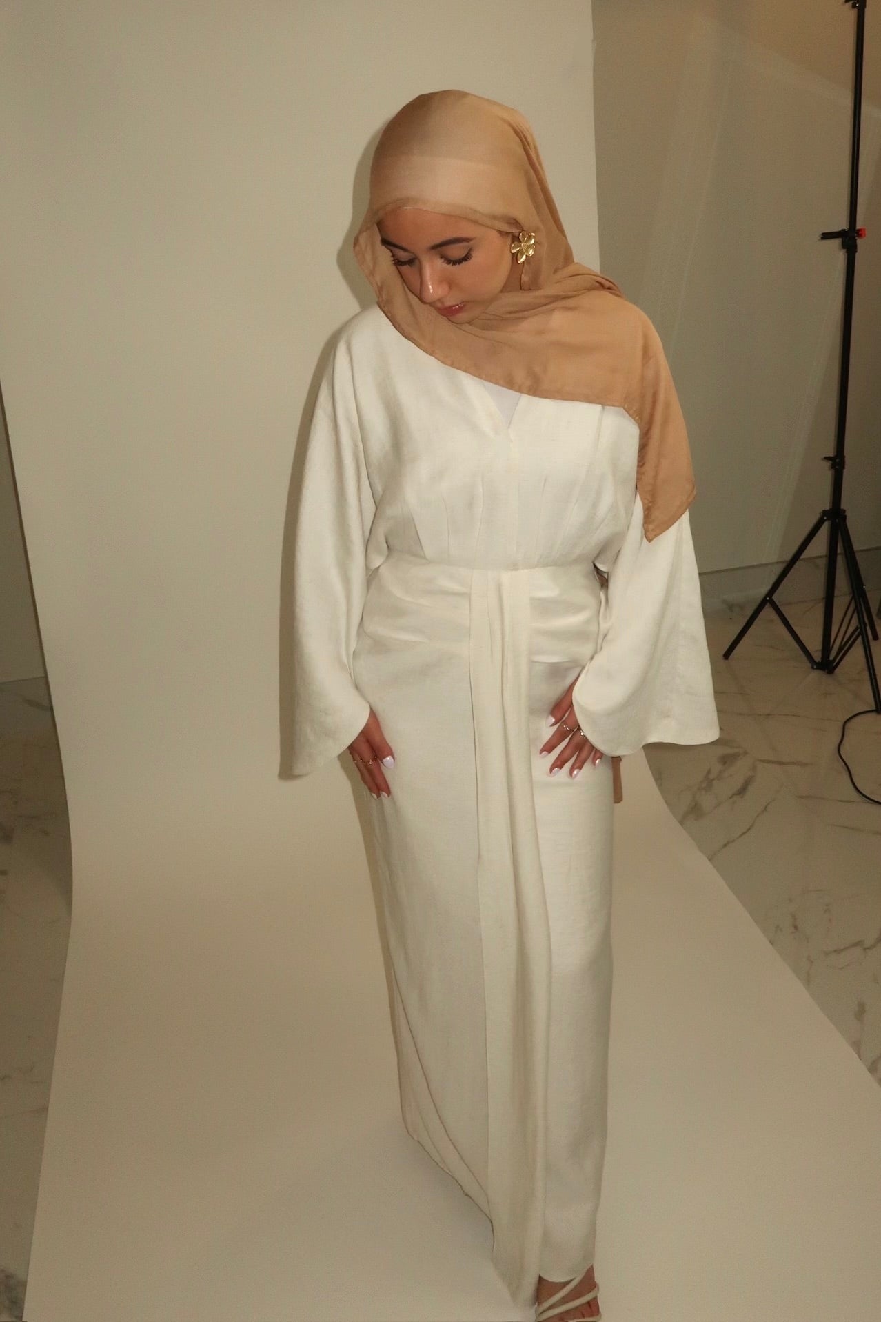 THE PHARAOH DRESS - Coconut Cream