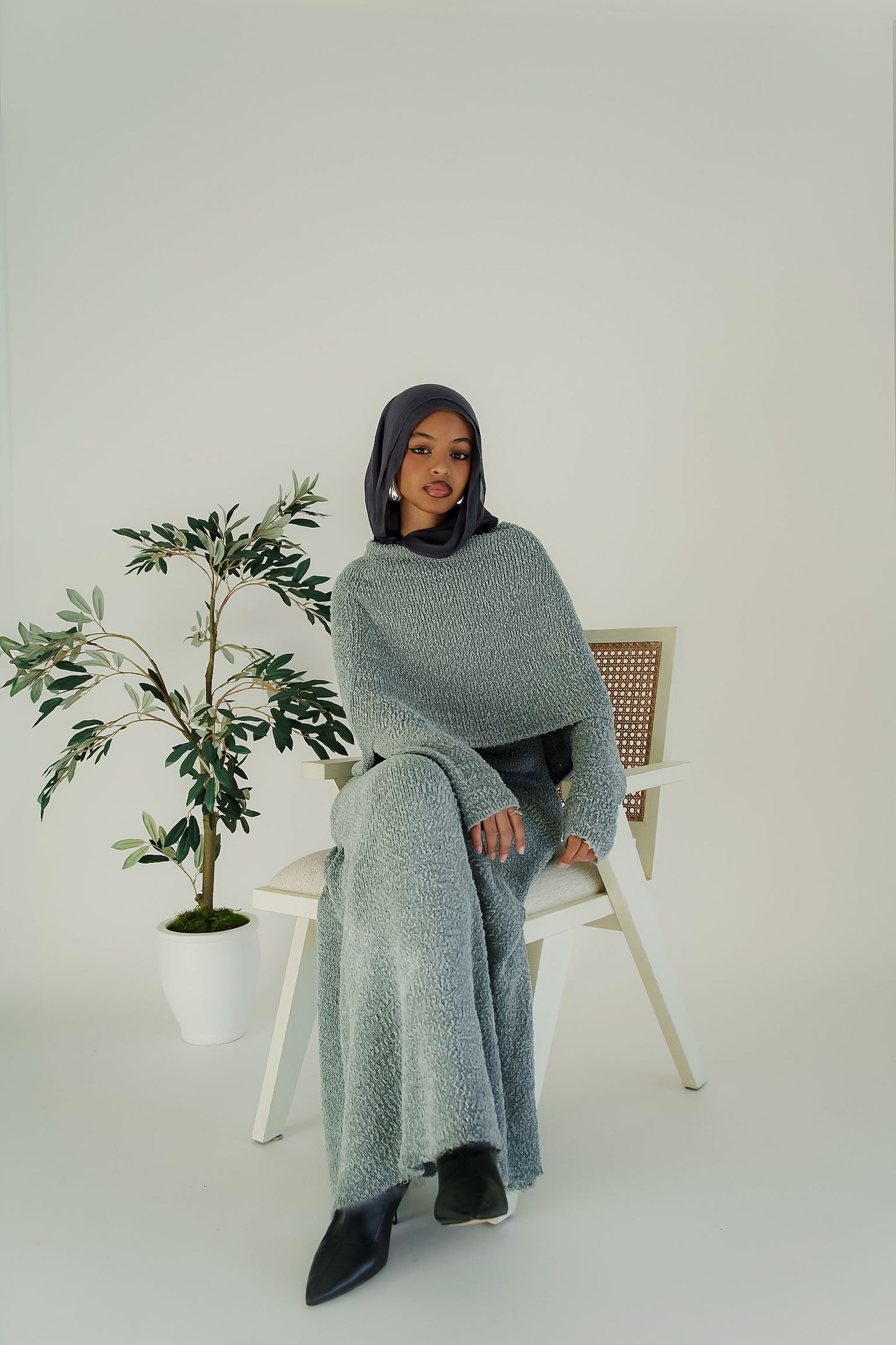 NALA Knit Dress - Slate