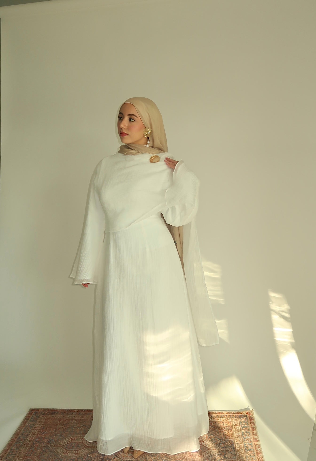 ATHENA Dress - Pearl White