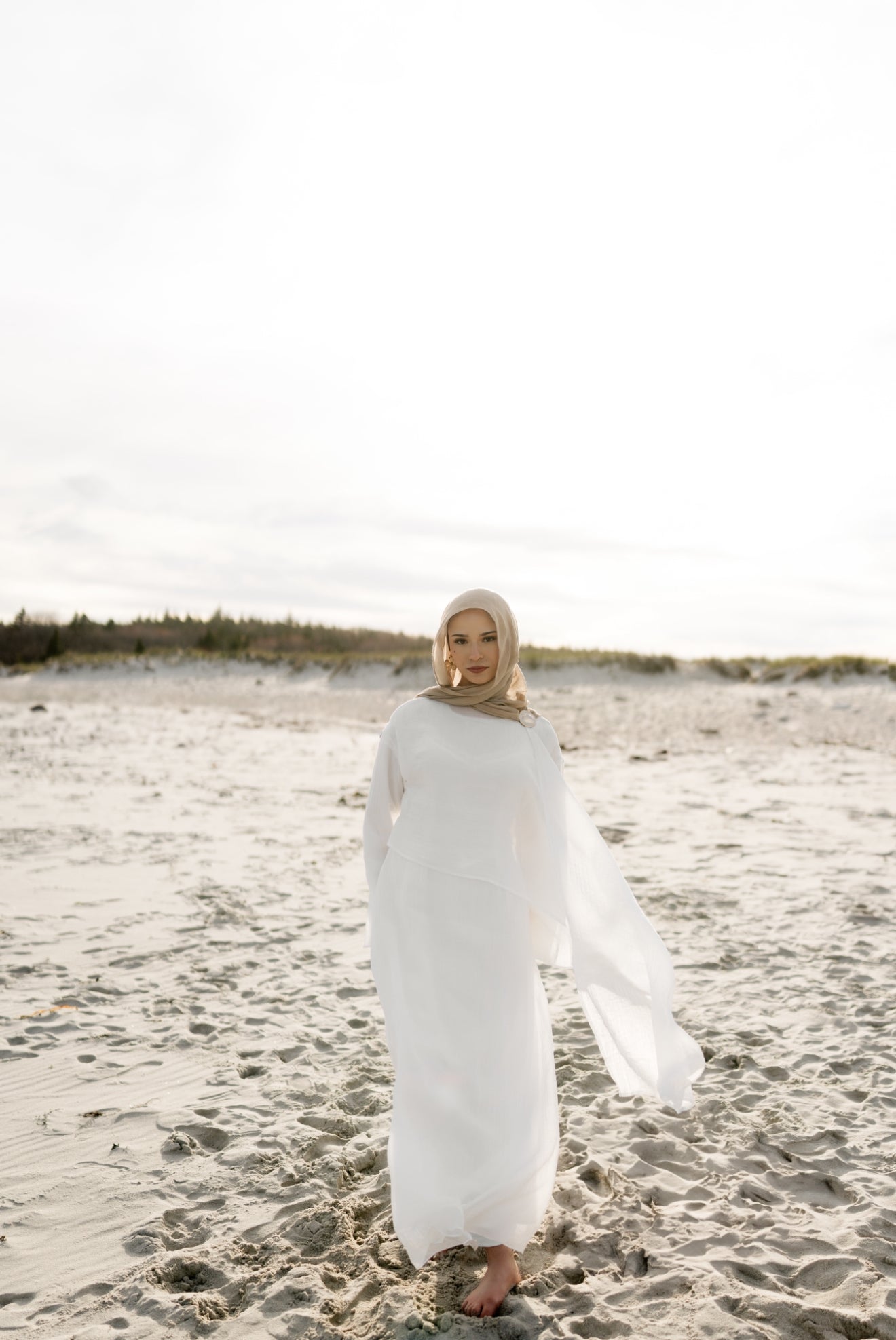 ATHENA Dress - Pearl White