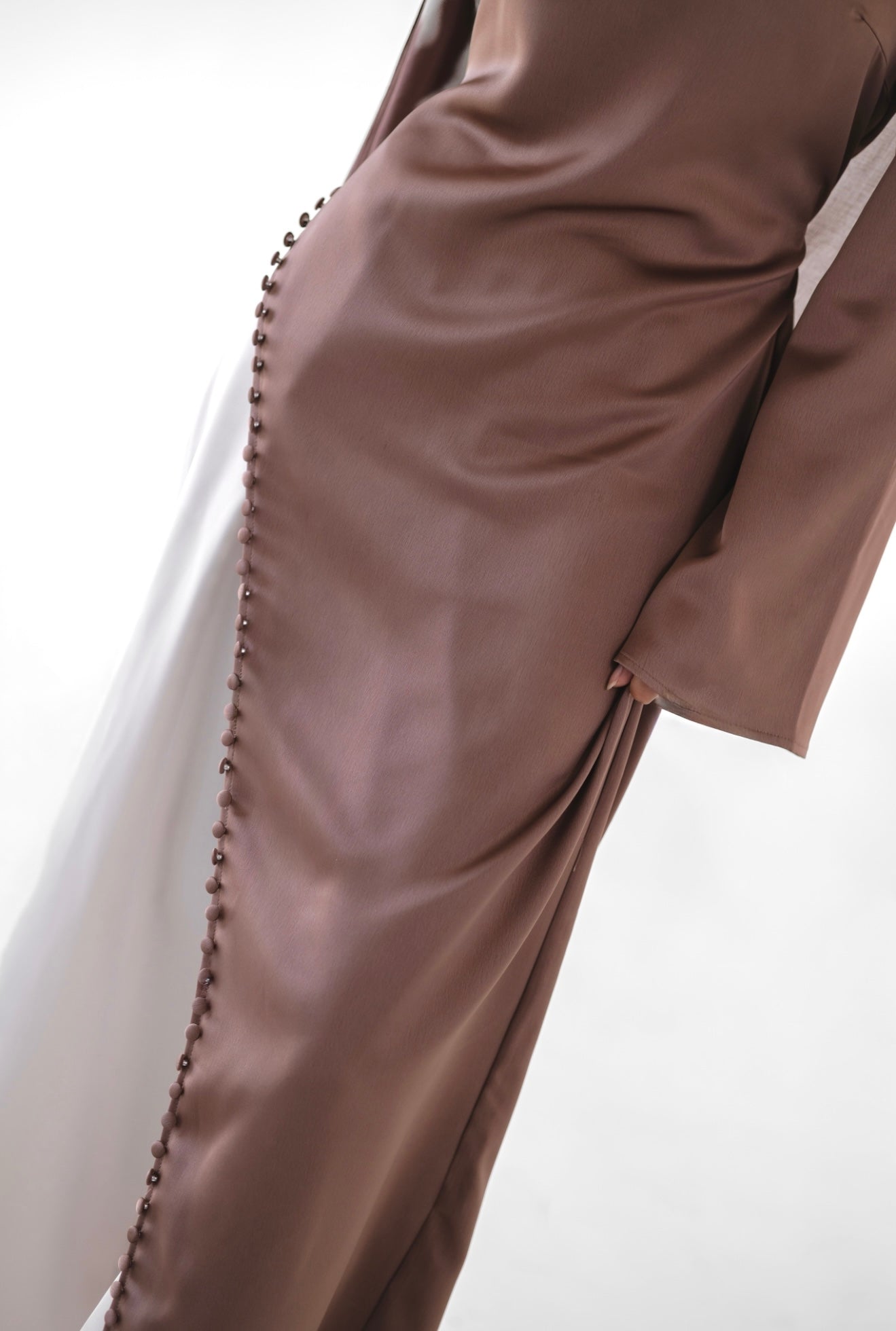 LAYL Asymmetrical Top - Mocha Dune