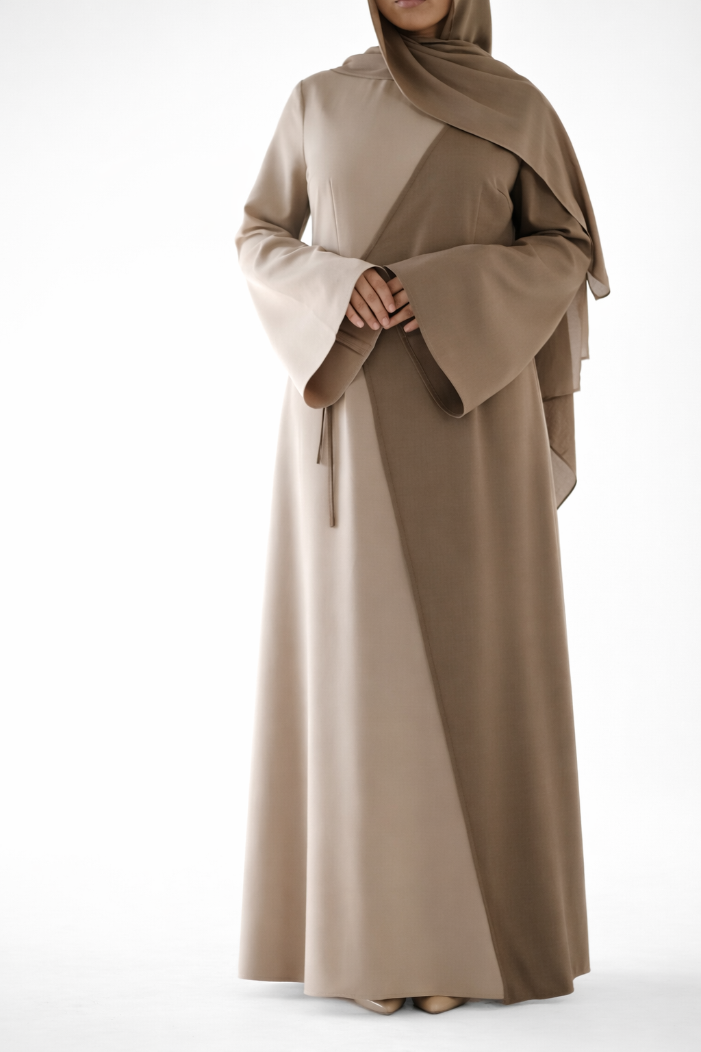 QAMAR Abaya Dress - Desert Sage