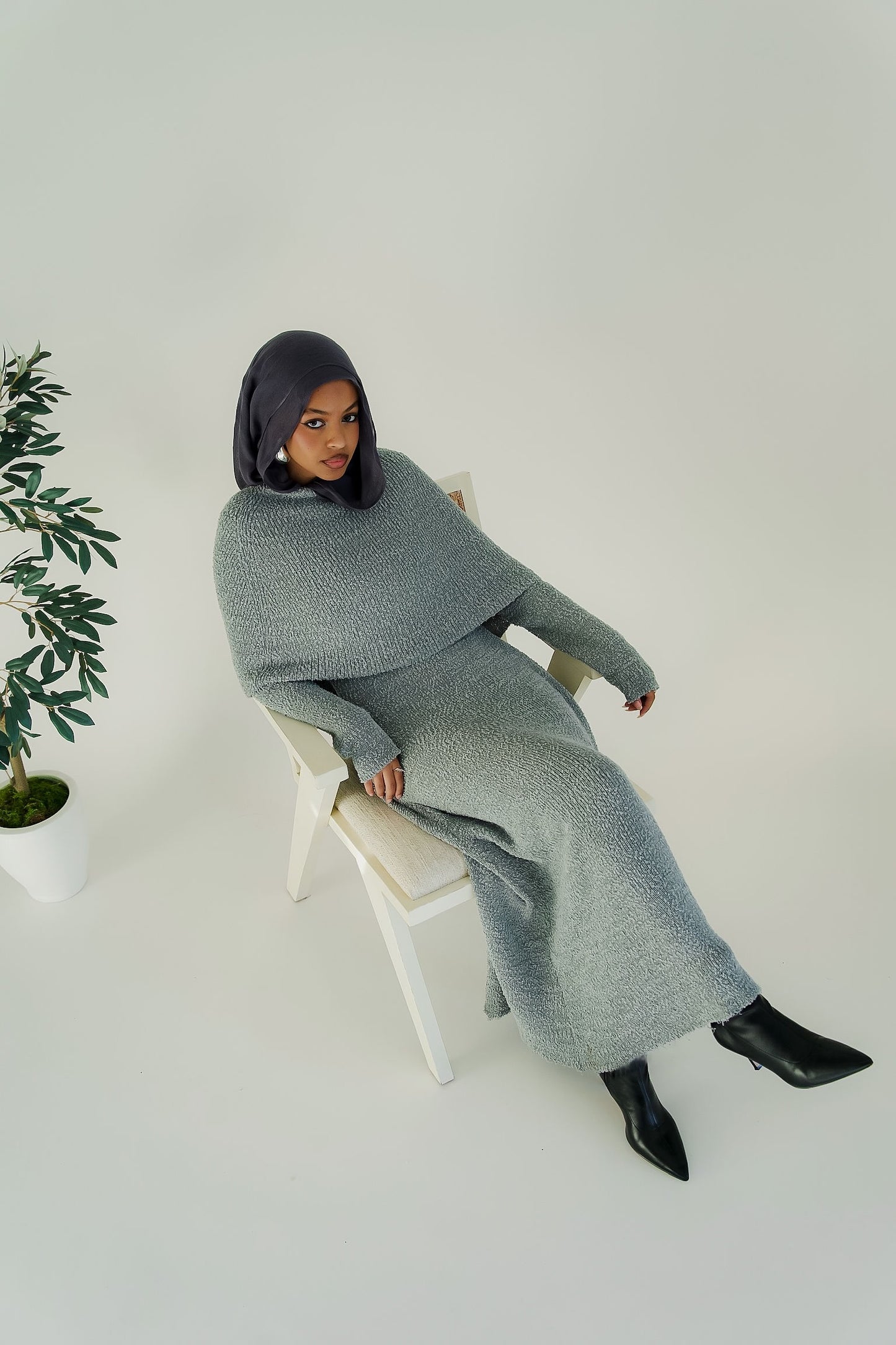 NALA Knit Dress - Slate