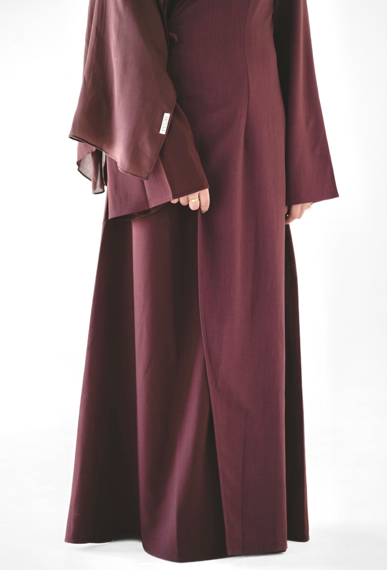QAMAR Abaya Dress - BlackBerry