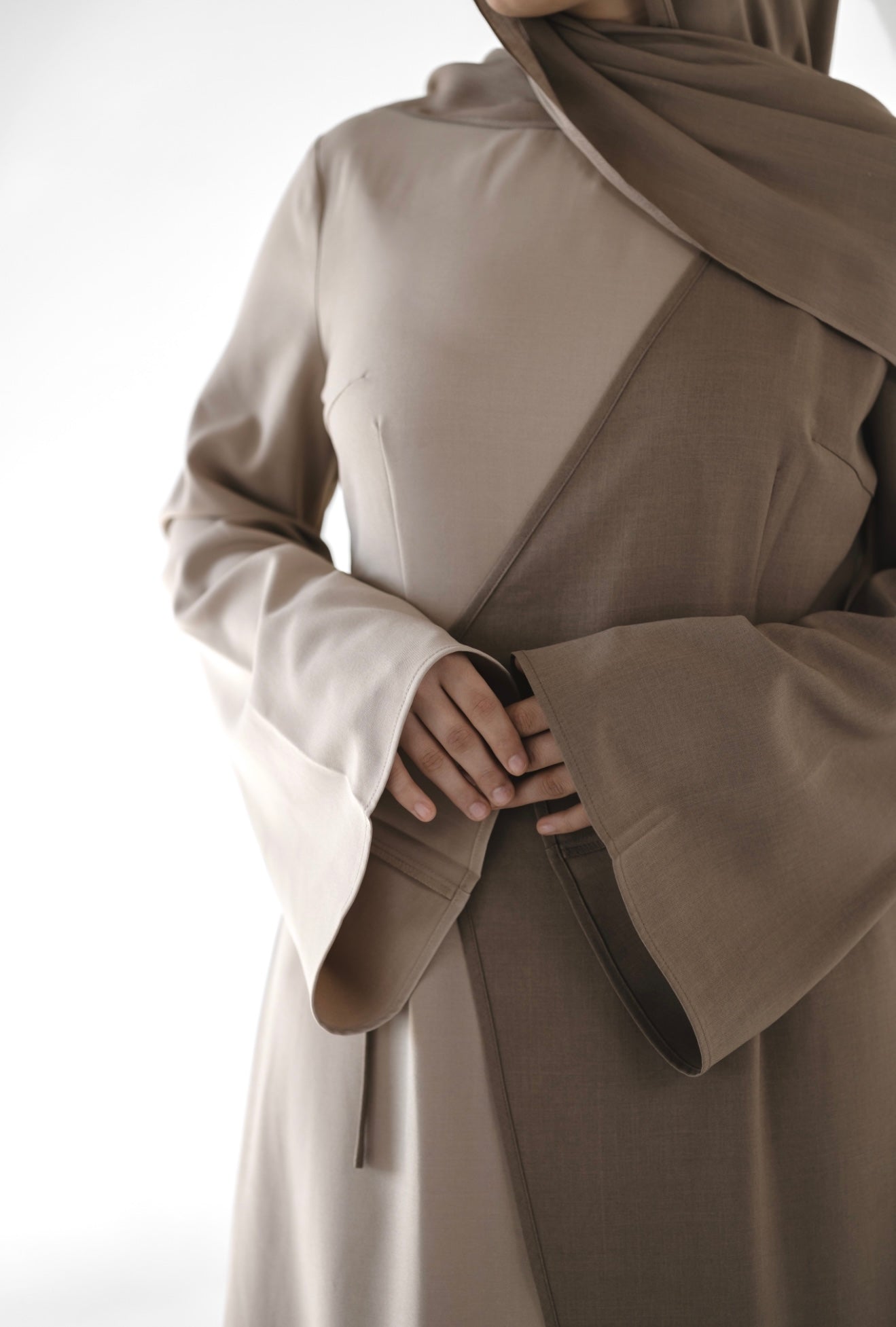 QAMAR Abaya Dress - Desert Sage