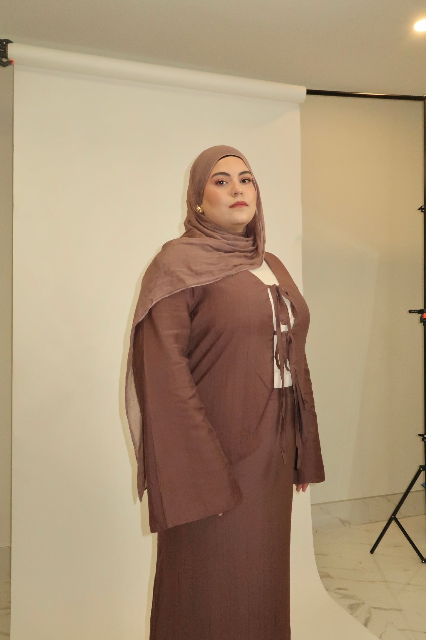 DIALA 2-Piece Set - Rosewood Brown