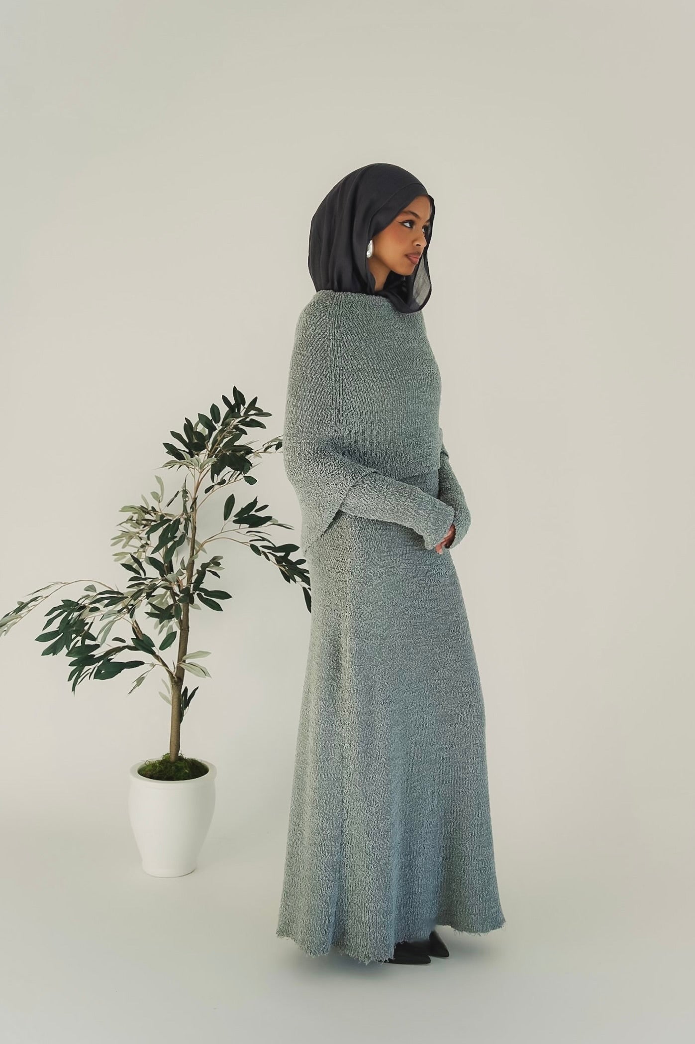 NALA Knit Dress - Slate