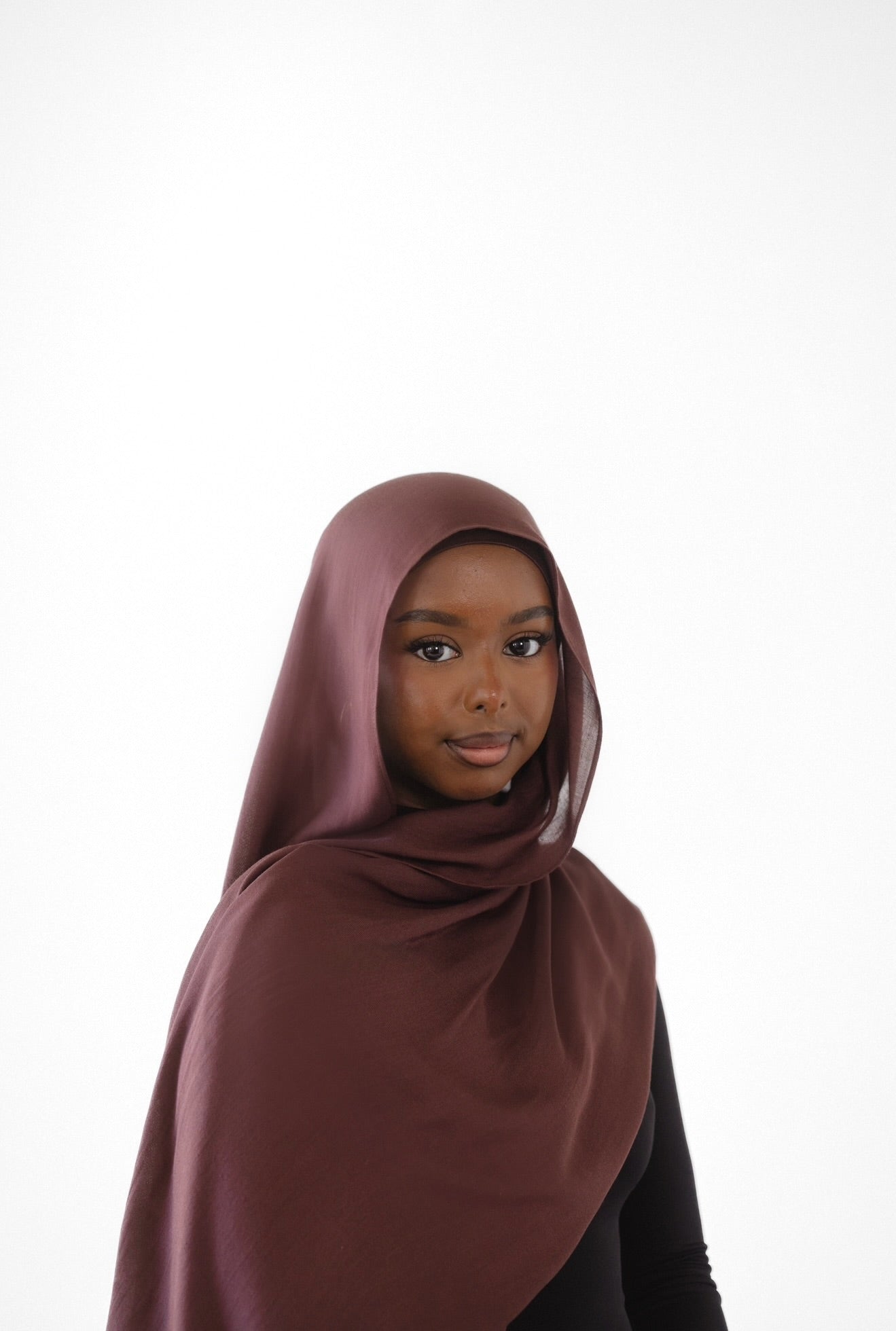 Premium Modal Hijab - Chocolate Ganache