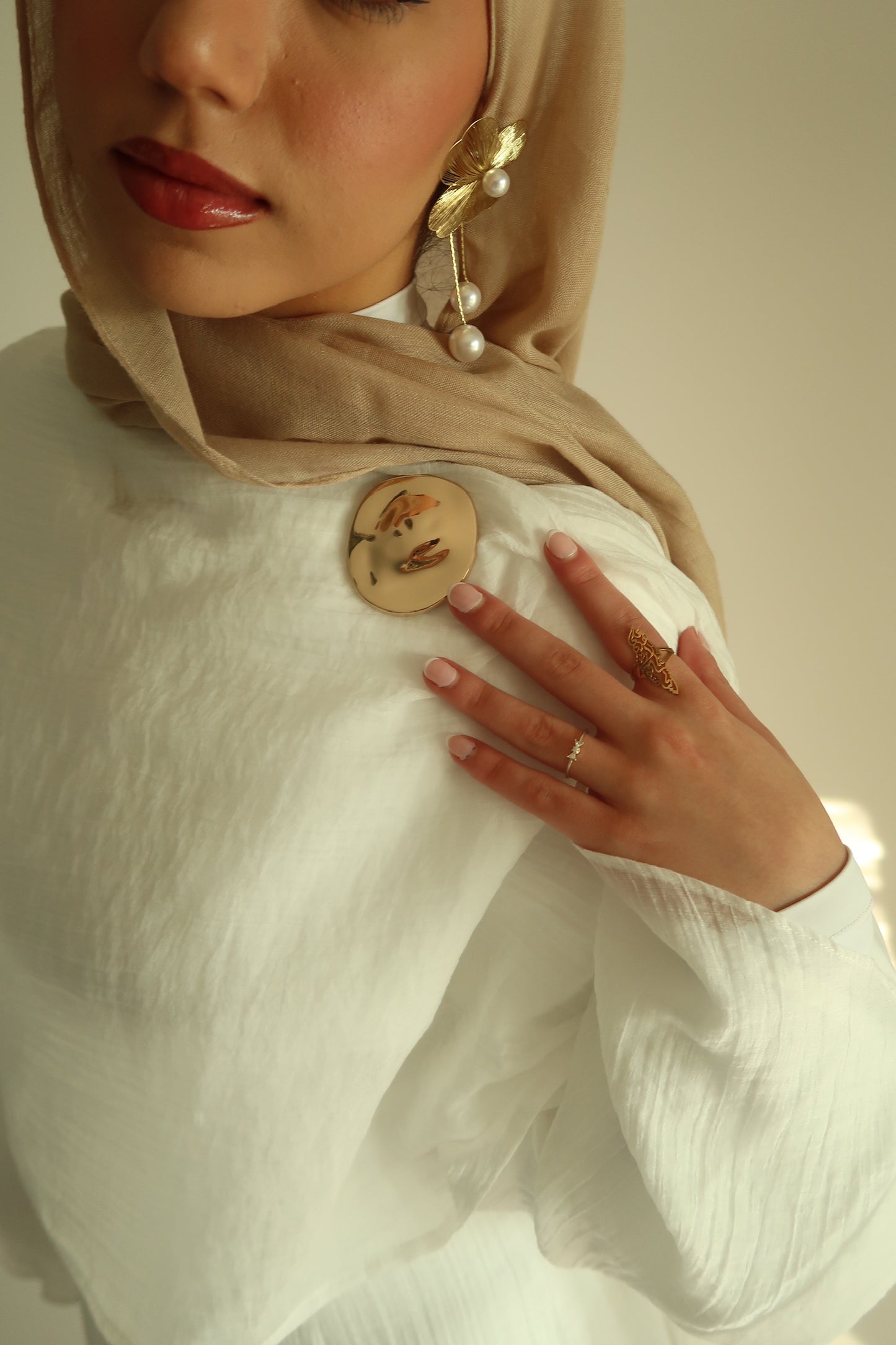 ATHENA Dress - Pearl White