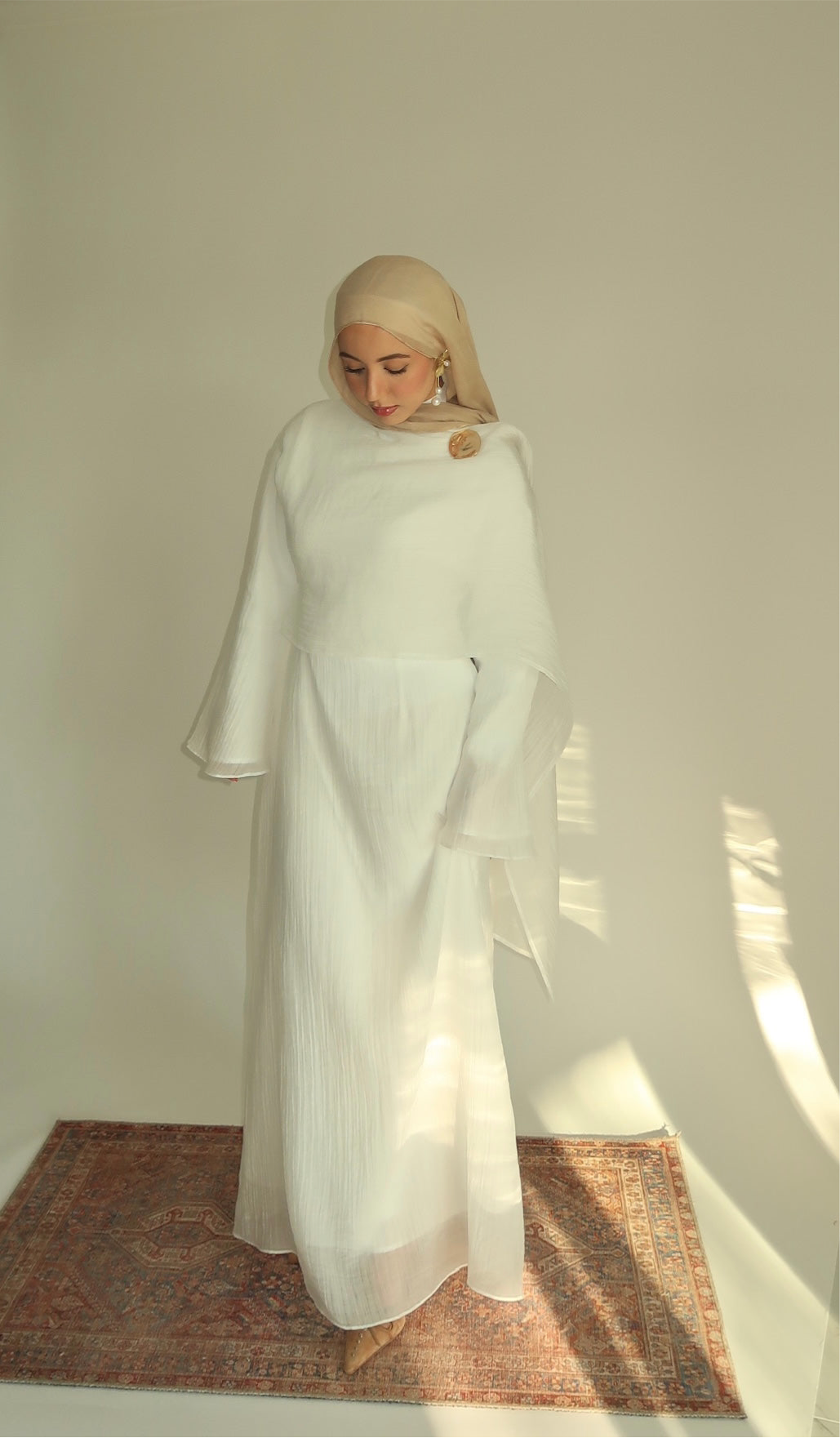 ATHENA Dress - Pearl White
