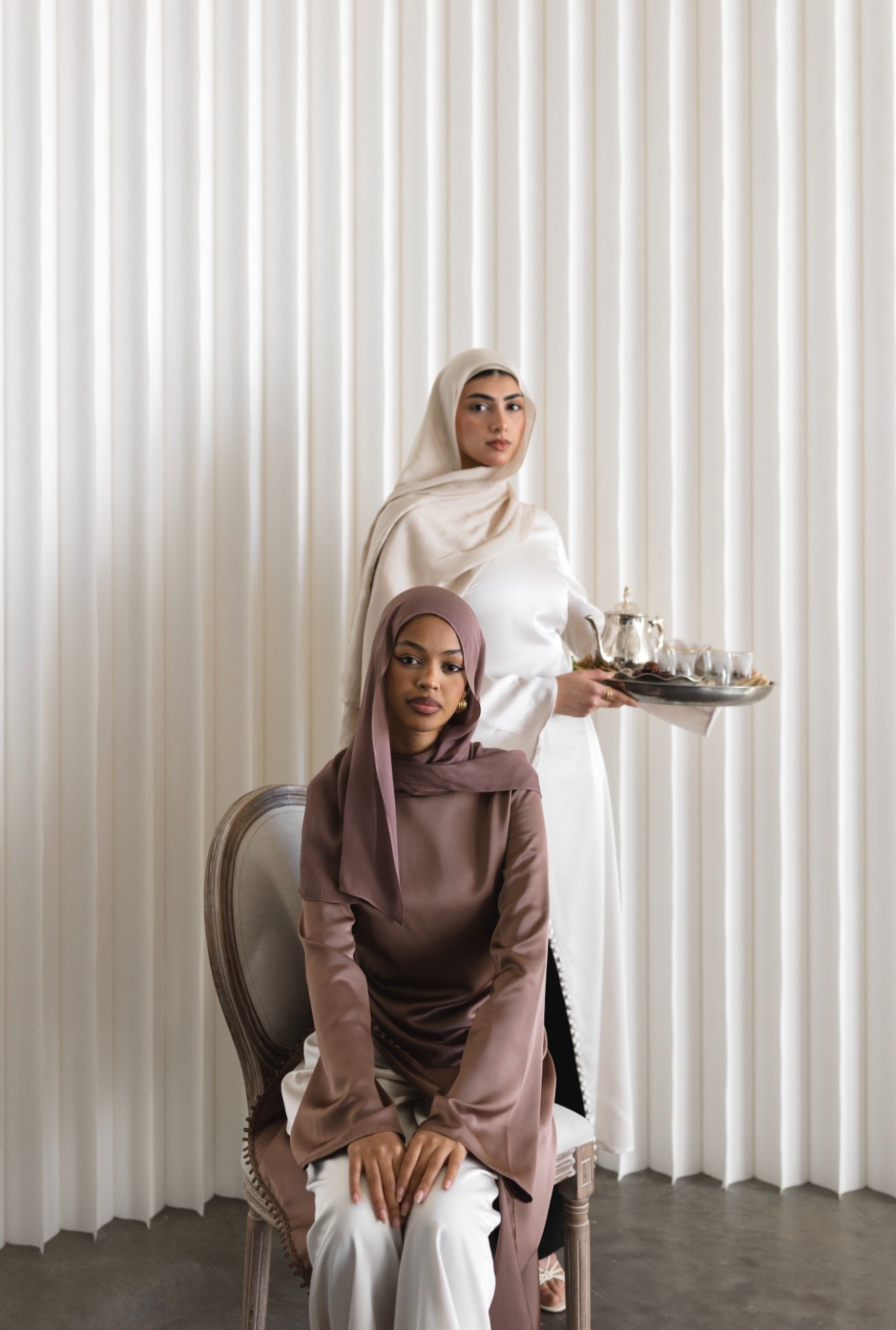LAYL Asymmetrical Top - Mocha Dune