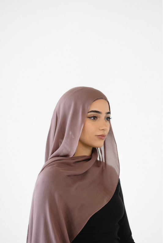 Light Modal Hijab - Rose Quartz
