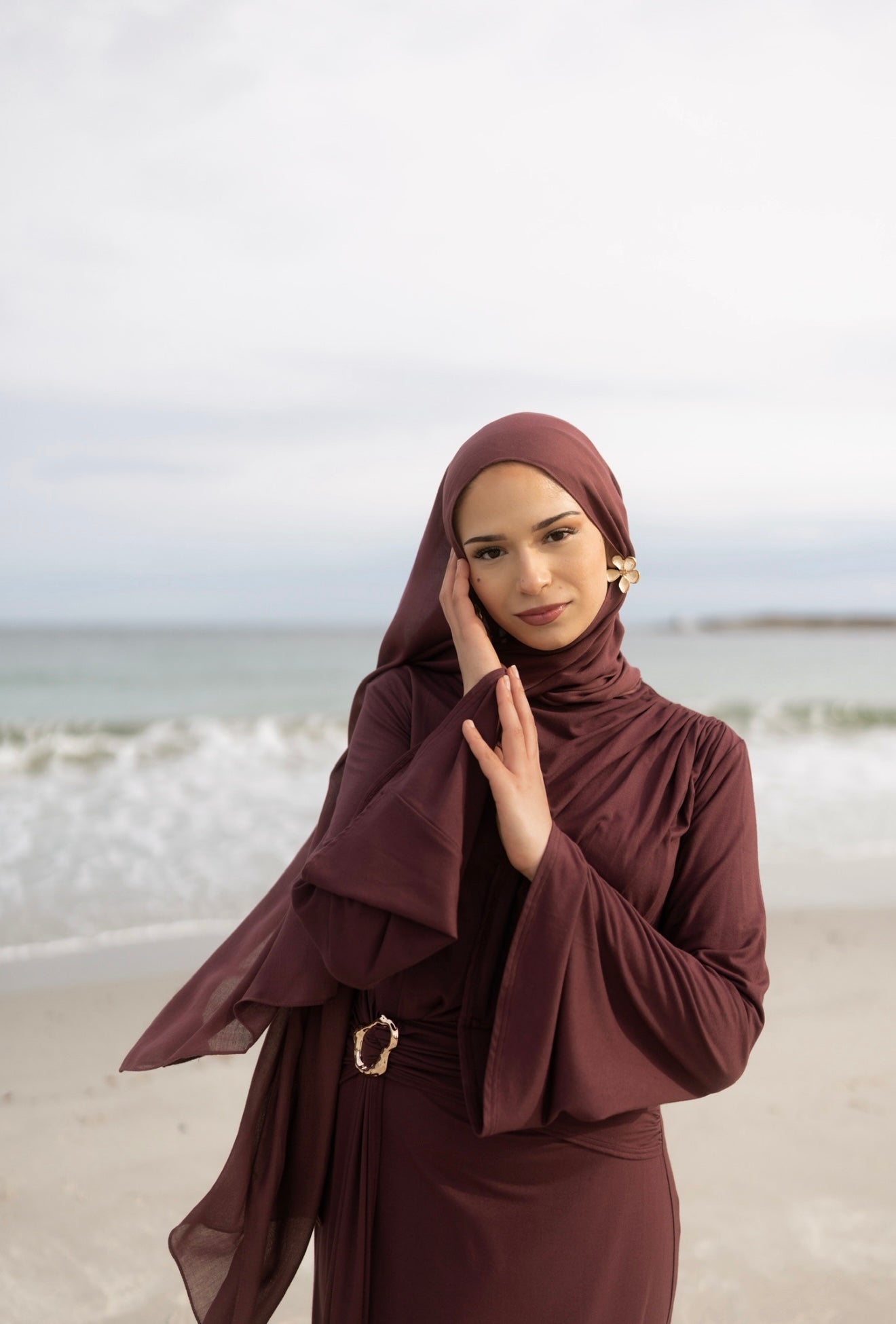 VENETA Dress - Burgundy